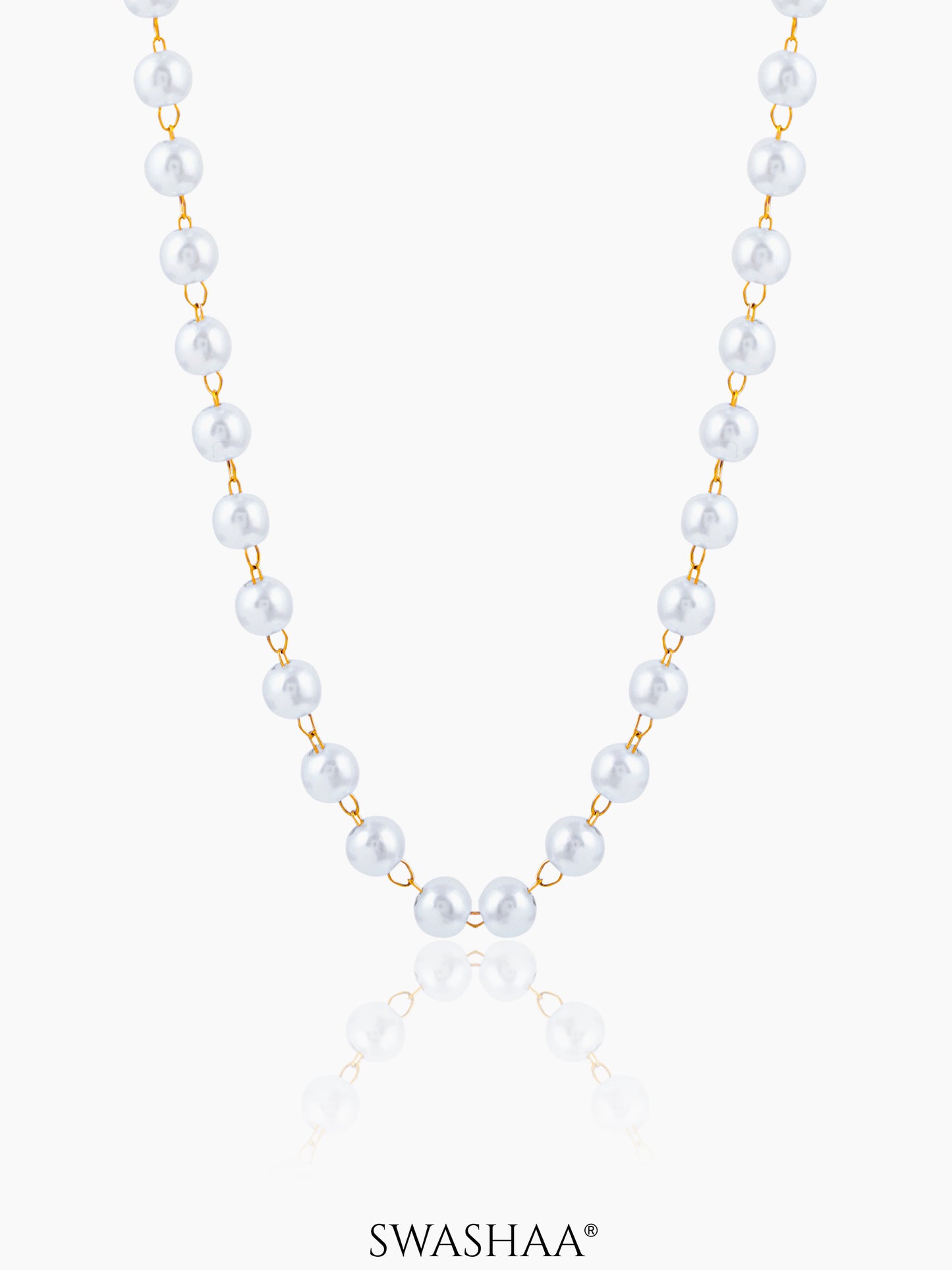 Olay Pearl 18K Gold Plated Necklace