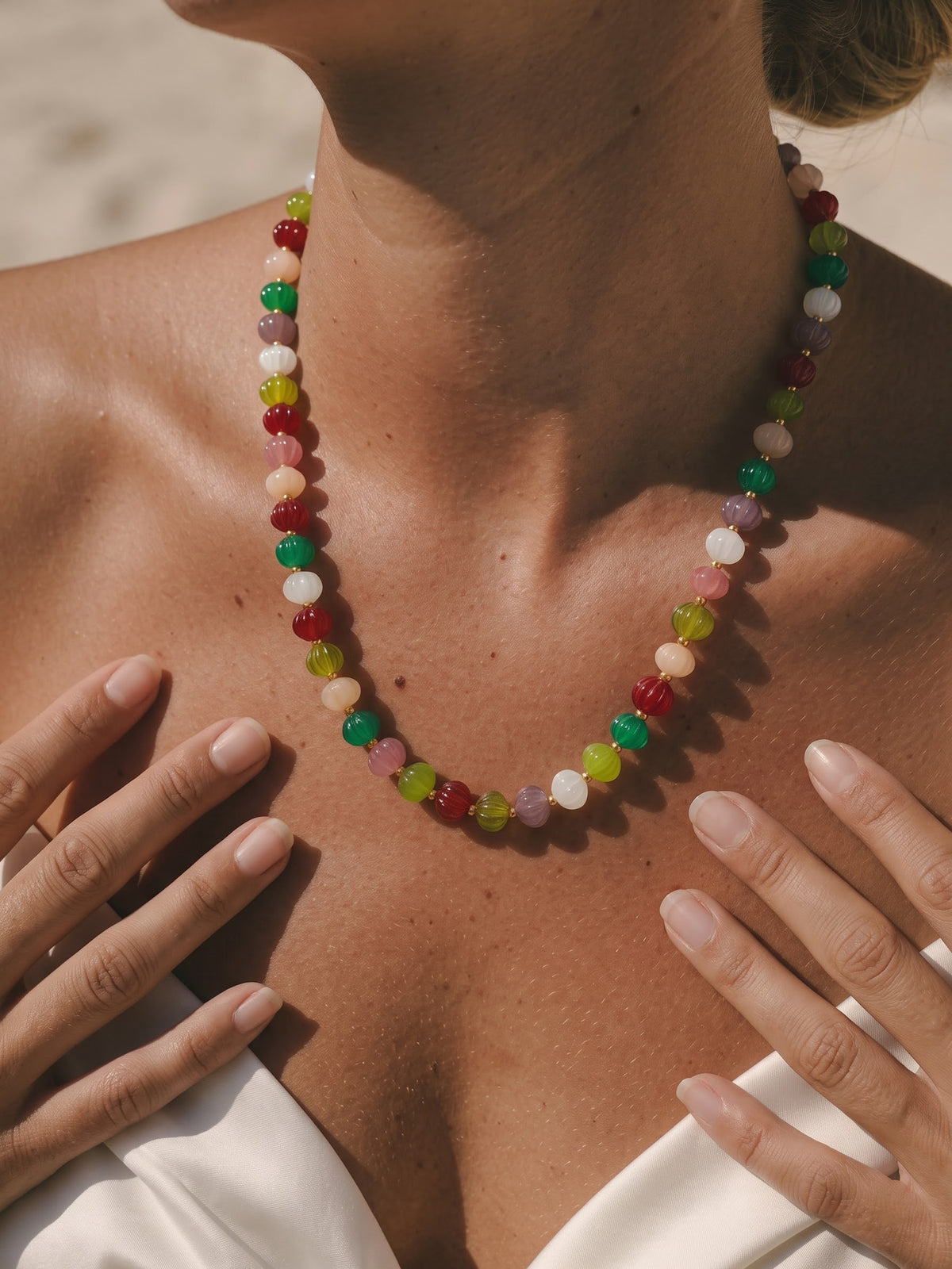 Olia Multicolor Women's Beaded Necklace