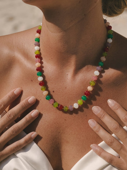 Olia Multicolor Women's Beaded Necklace