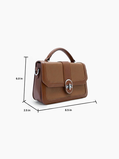 Olivia Brown Classic Mini Bag - Swashaa