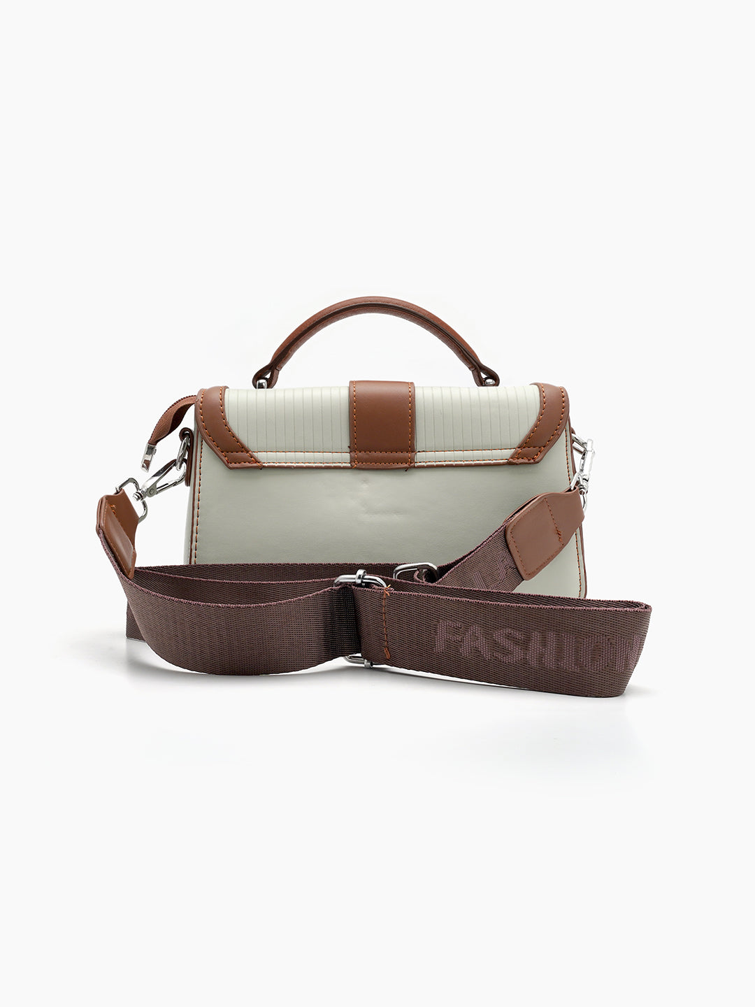 Olivia Ivory Classic Mini Bag - Swashaa
