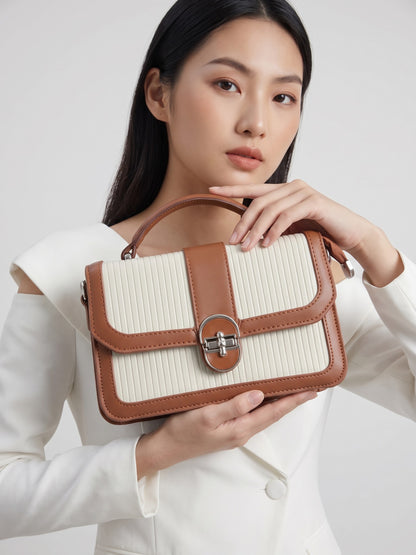 Olivia Ivory Classic Mini Bag - Swashaa
