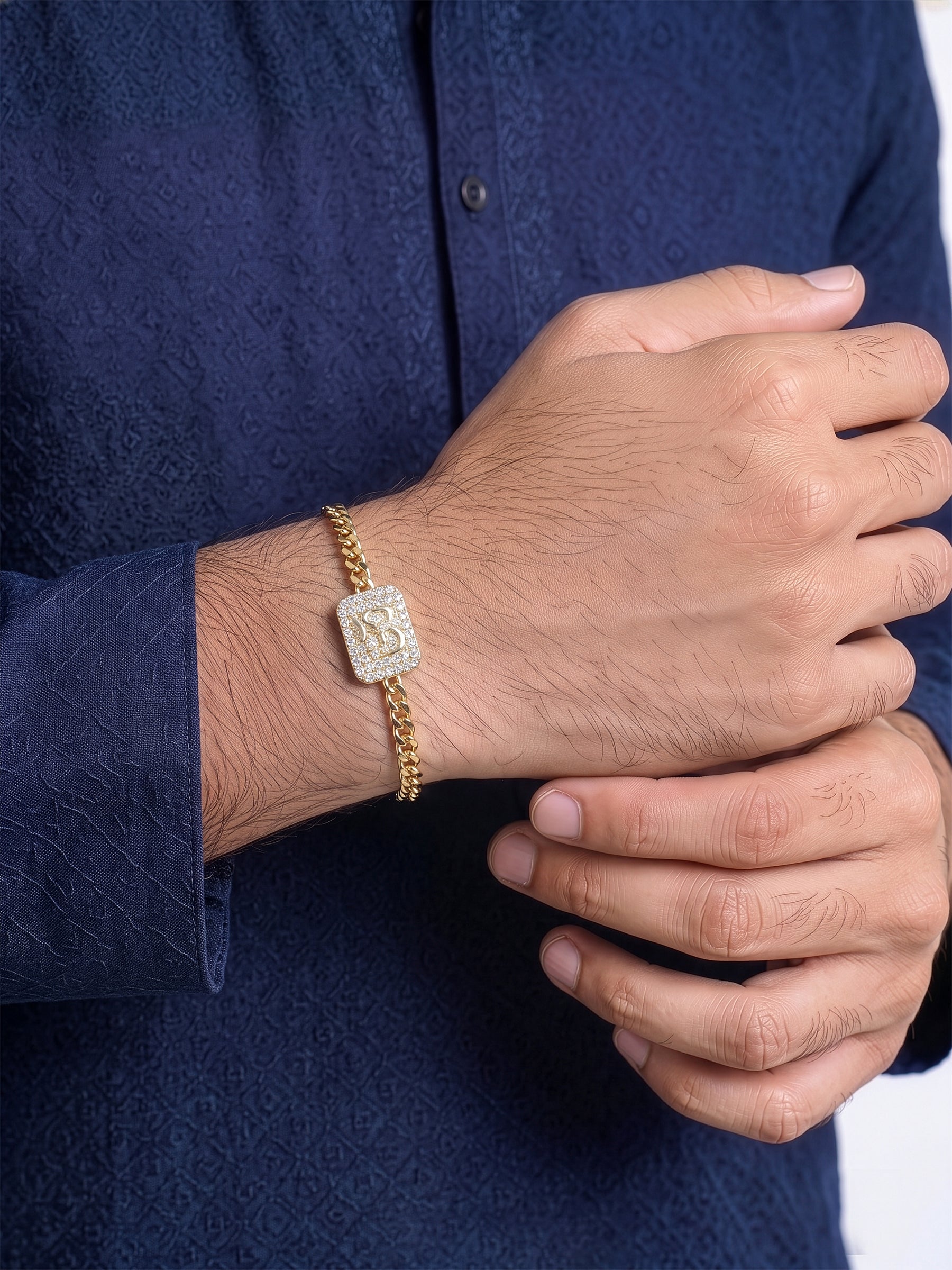 Om 18K Gold Plated Rakhi
