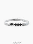 Onyx Twist Men's Rope Bracelet