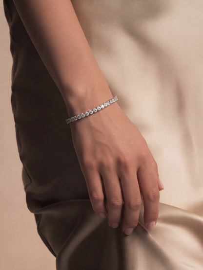 Orion Diamond Charms White 18K Gold Plated Loose Bracelet