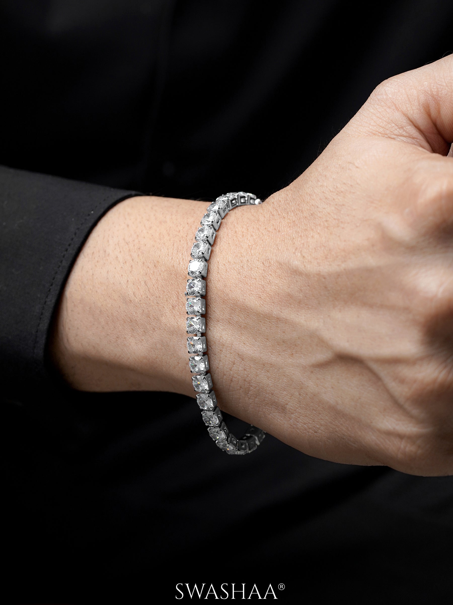 Orion Diamond Men's Bracelet - Swashaa