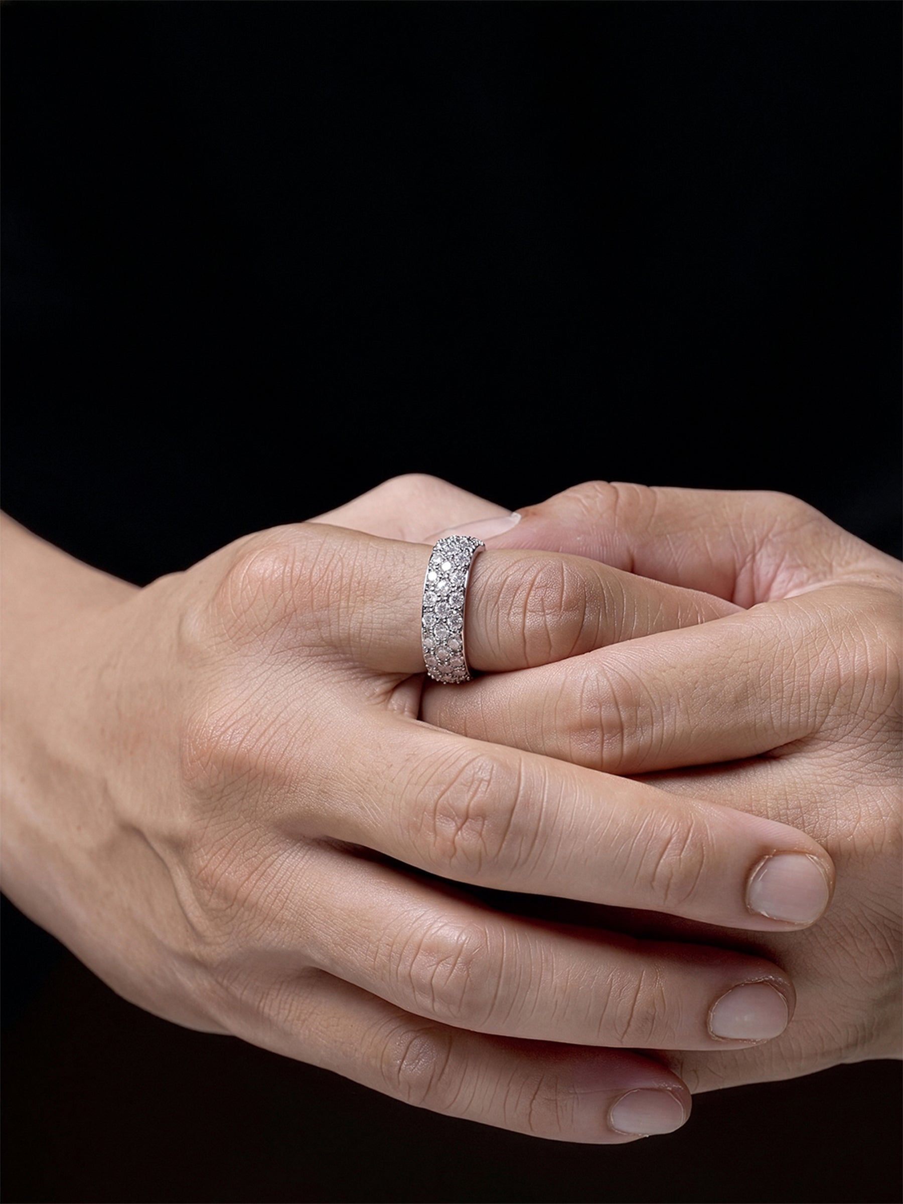 Orix Solitaire Band Men's Ring - Swashaa