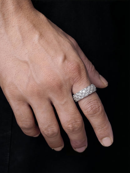 Orix Solitaire Band Men's Ring - Swashaa