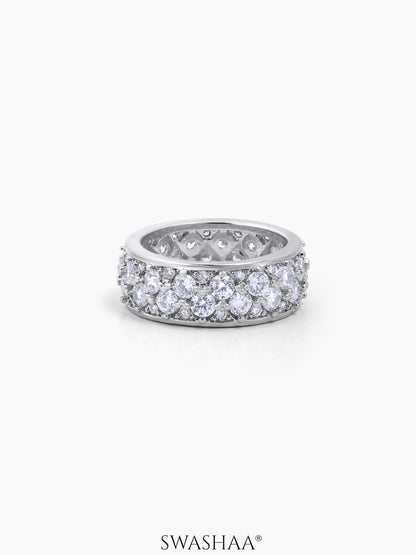 Orix Solitaire Band Men's Ring