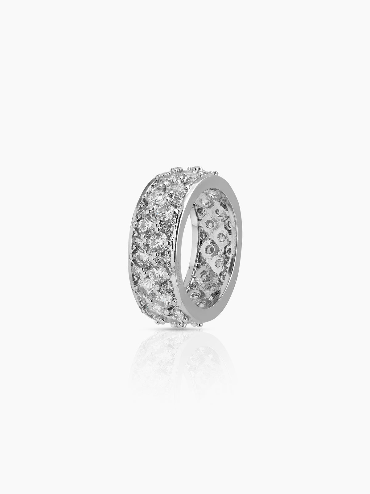 Orix Solitaire Band Men's Ring - Swashaa