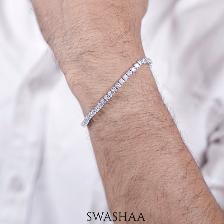 Otis White Men's Bracelet - Swashaa