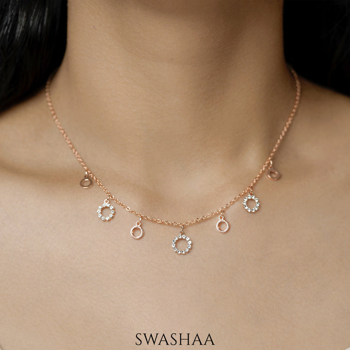 Raaida Rosegold Plated Choker