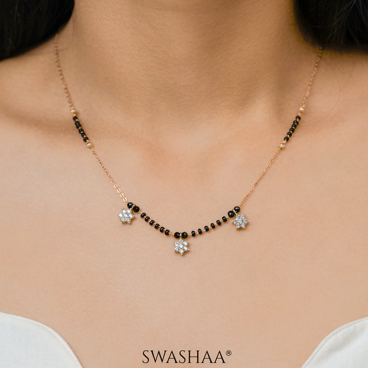 Aadhya Rosegold Plated Mangalsutra