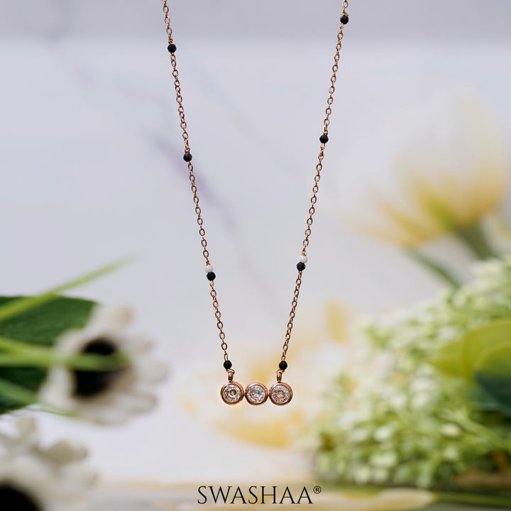 Sarka Rosegold Plated Mangalsutra