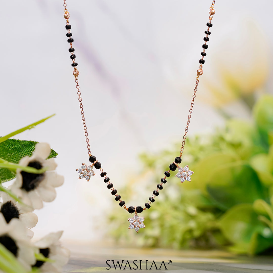 Aadhya Rosegold Plated Mangalsutra