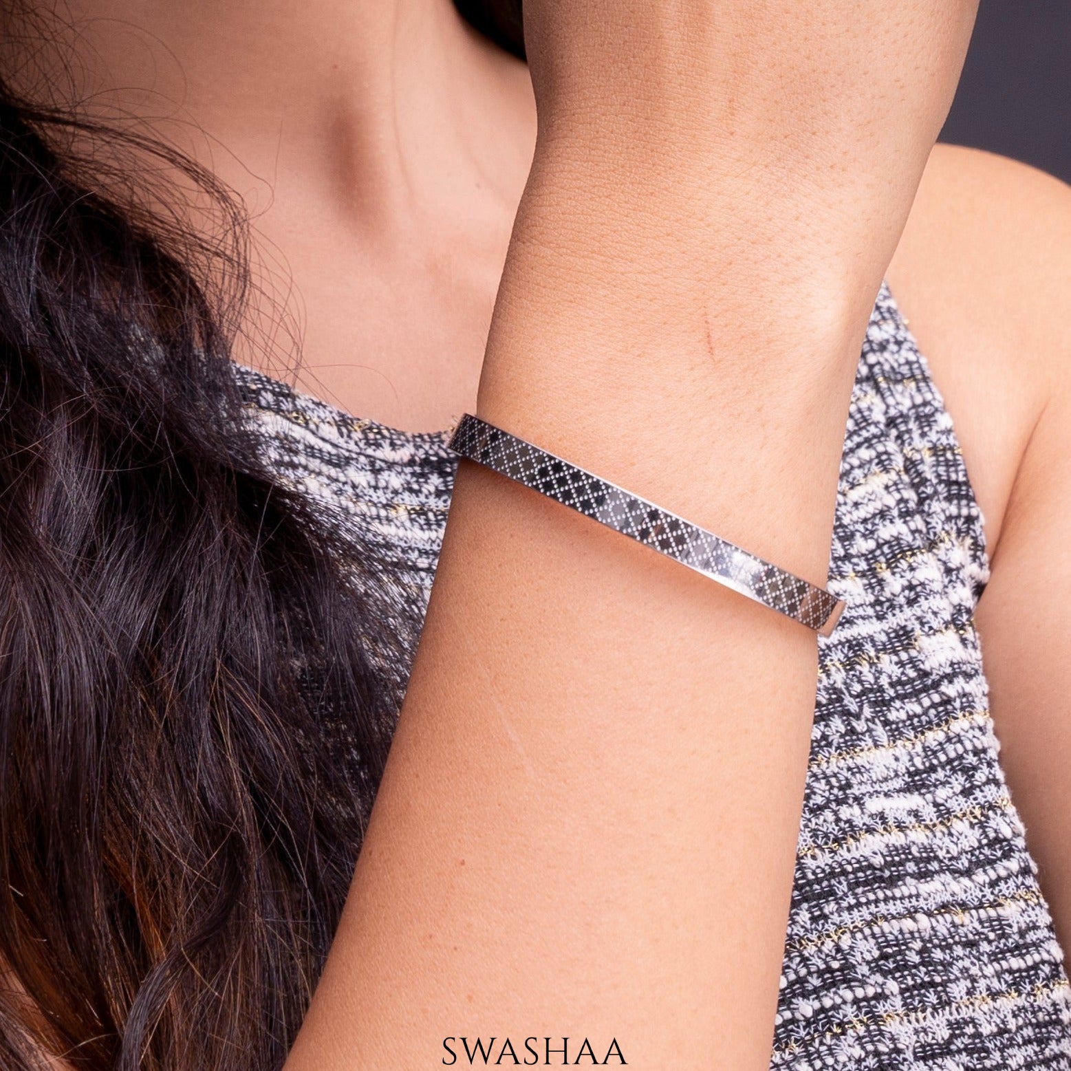Order Elegant Silver Bracelet/ Flex Online From Sri Selvalakshmi  Jewellers,Namakkal