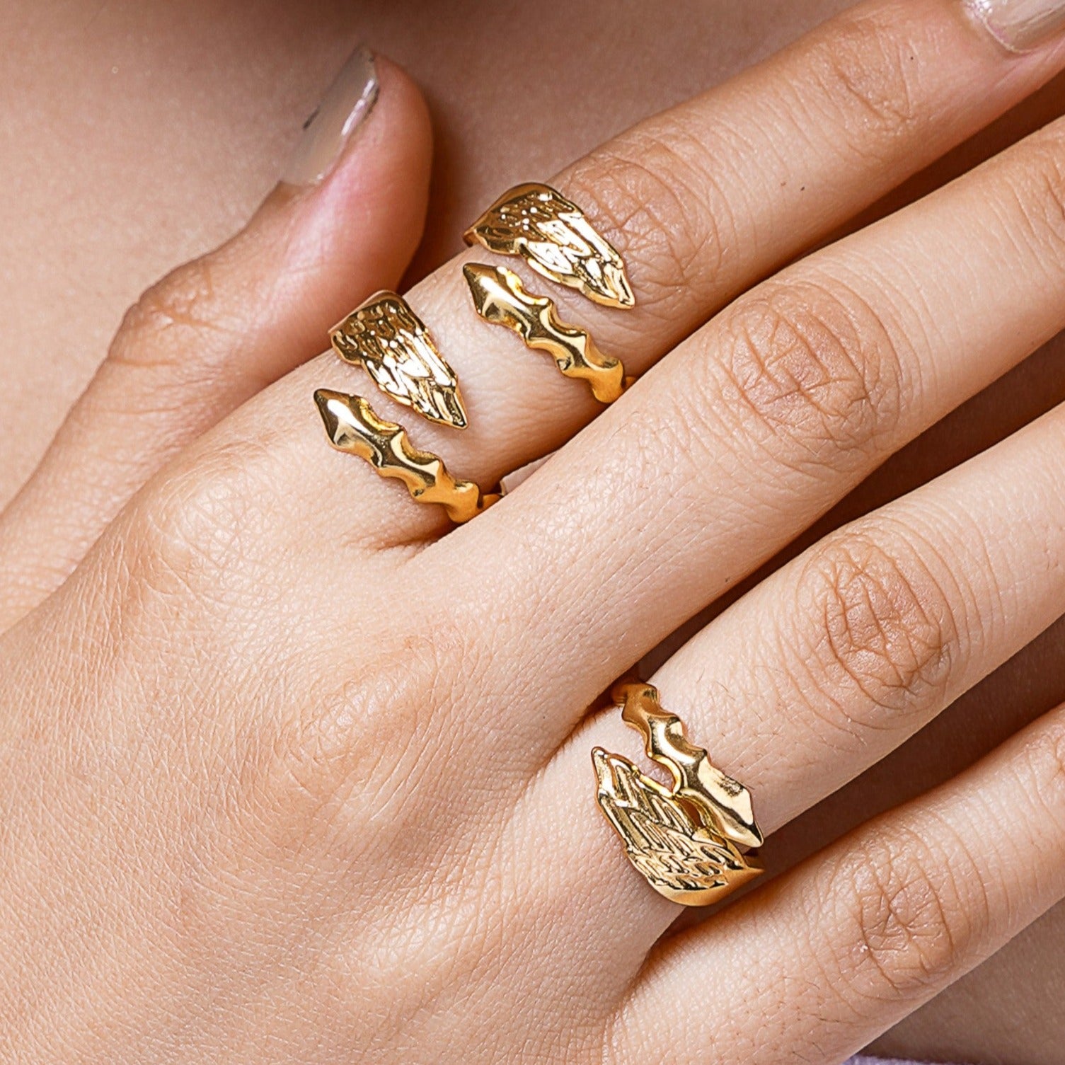 Panini Snake 18K Gold Plated Ring