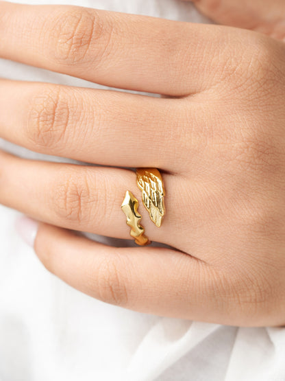 Panini Snake 18K Gold Plated Ring
