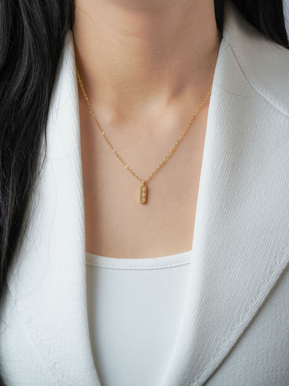 Parky Bar Star 18K Gold Plated Chain Pendant Necklace