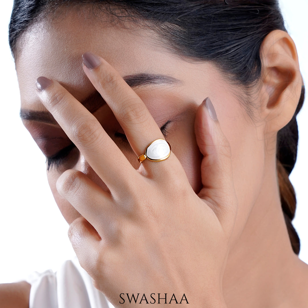 Pashto 18K Gold Plated Ring