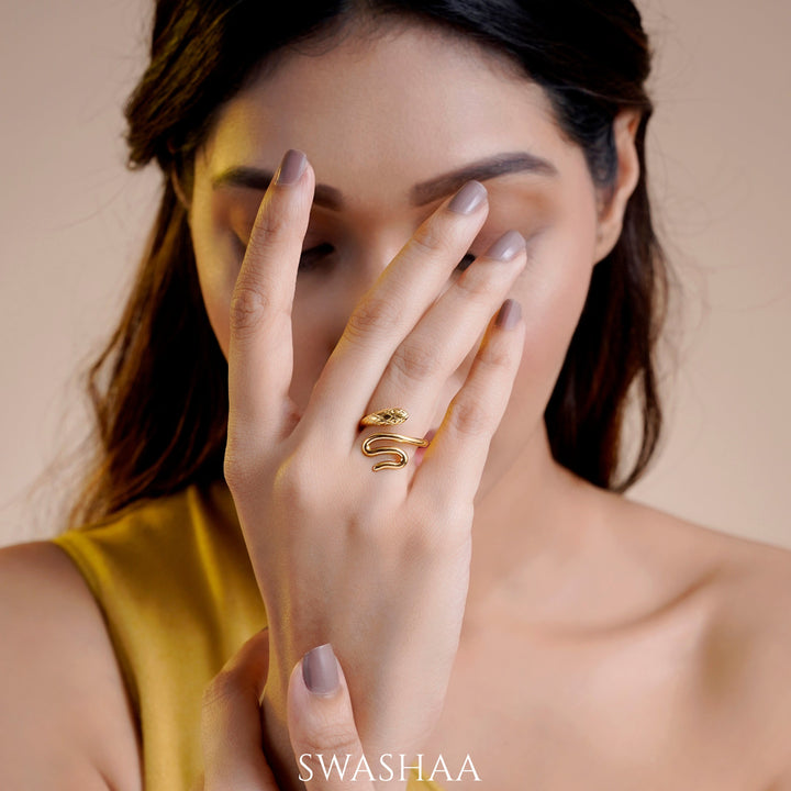Pasie 18K Gold Plated Ring