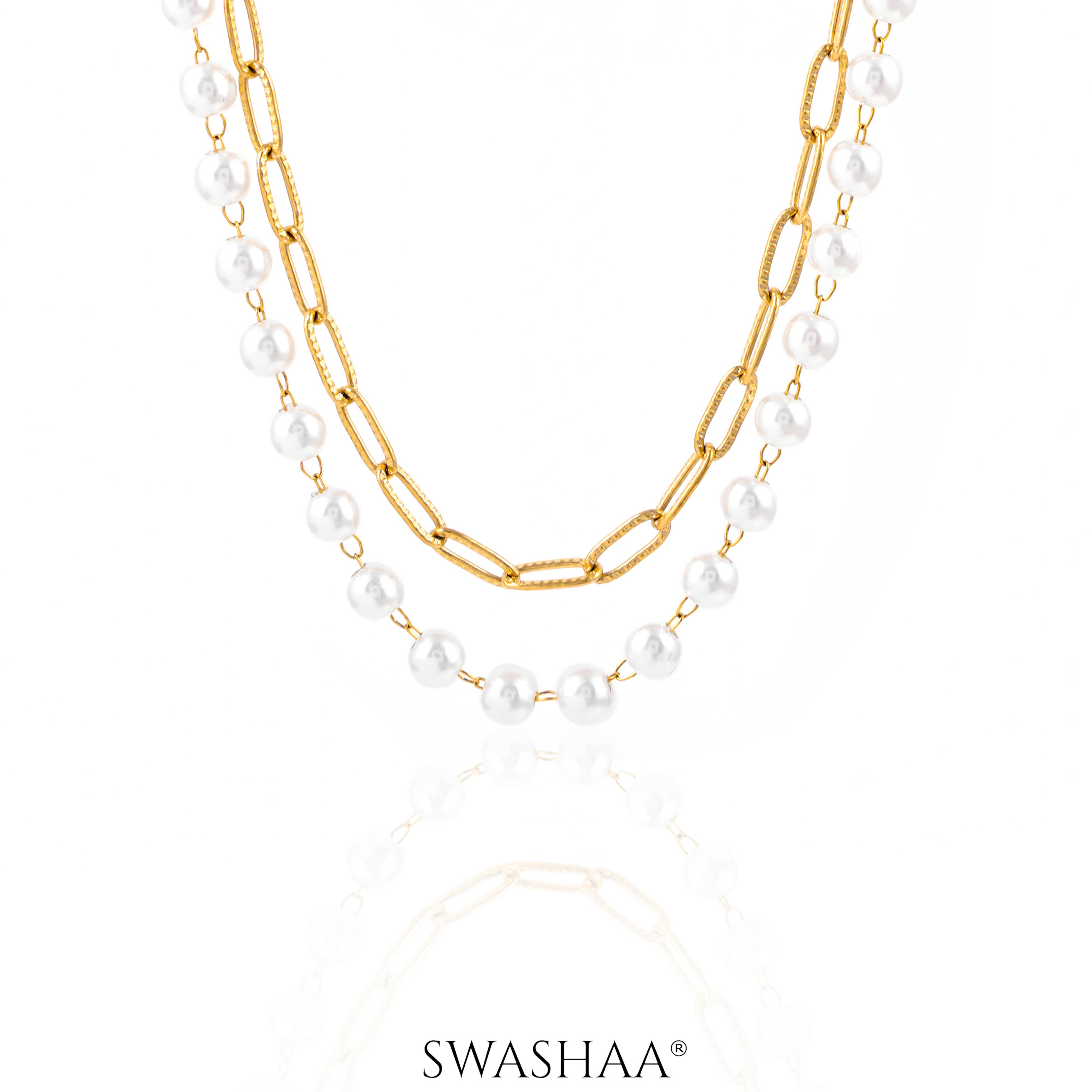 Peach 18K Gold Plated Stacking Set