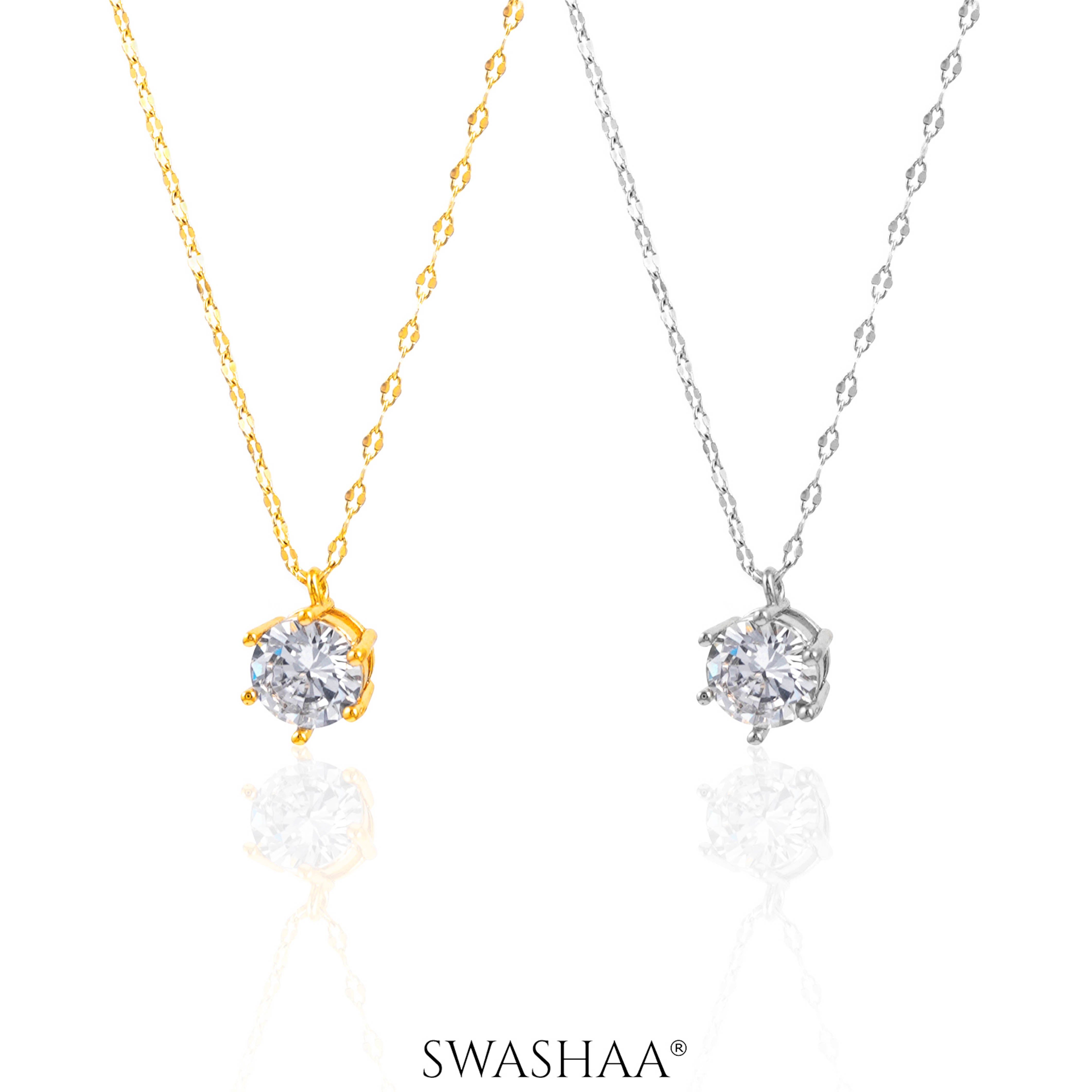 Perennial Solitaire Necklace