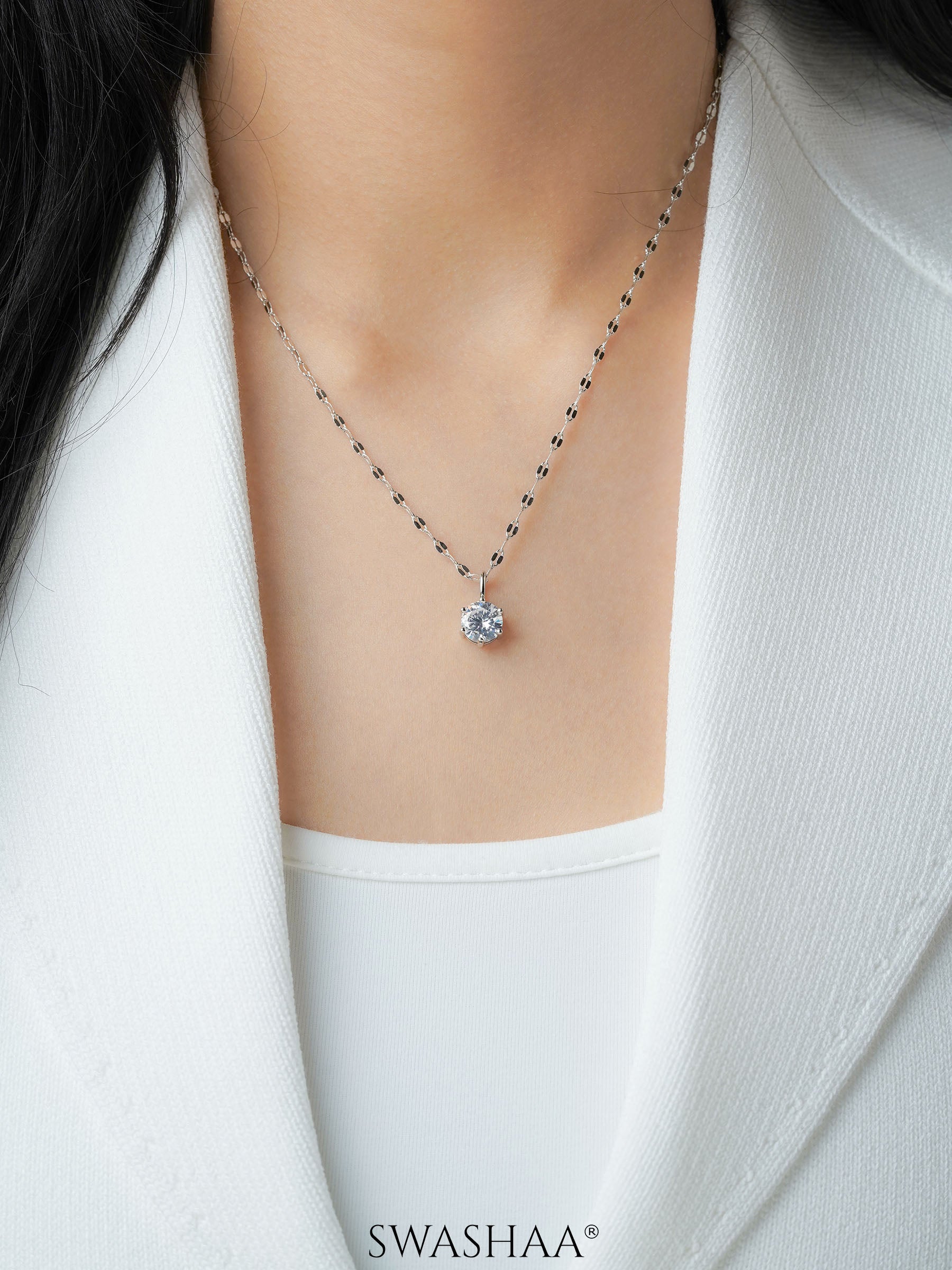 Perennial Solitaire Necklace - Main Image