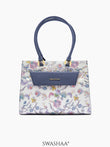 Petal Prowess Leather Hand Bag