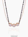 Pihu Rosegold Plated Mangalsutra