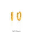 Quintus 18K Gold Plated Hoop Earrings
