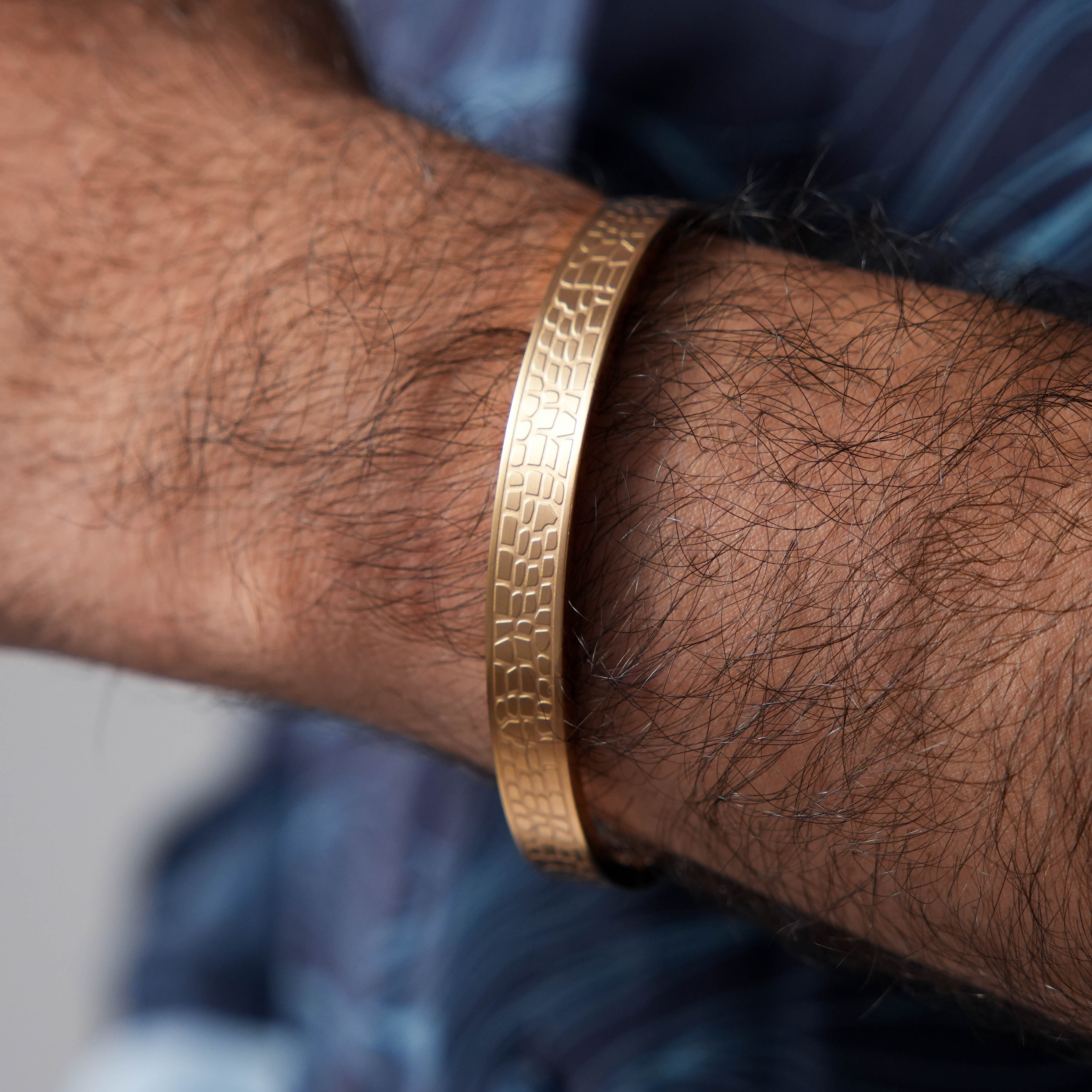 Luxury Gold Stainless Steel Roman Numeral Cuff Wristband Bangle Men  Bracelets | eBay