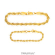 Rogan 18K Gold Plated Women's Bracelet