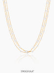 Rain Pearl 18K Gold Plated Necklace