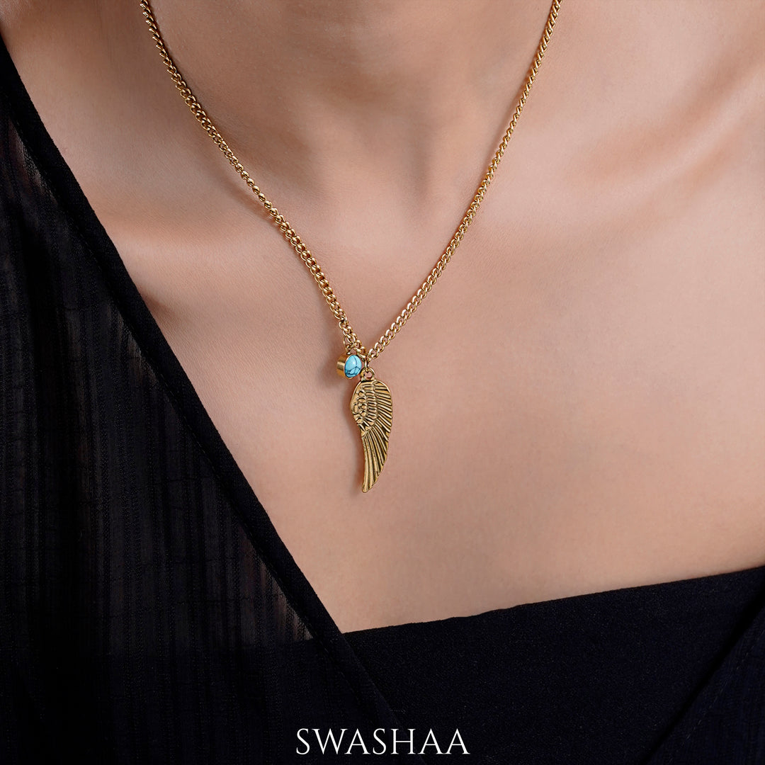 Rana Wings 18K Gold Plated Necklace