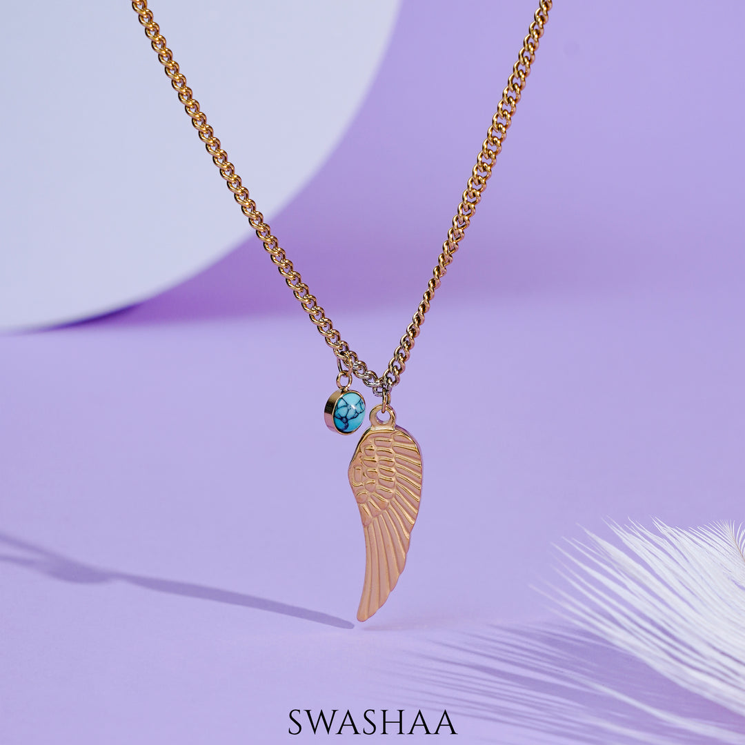 Rana Wings 18K Gold Plated Necklace