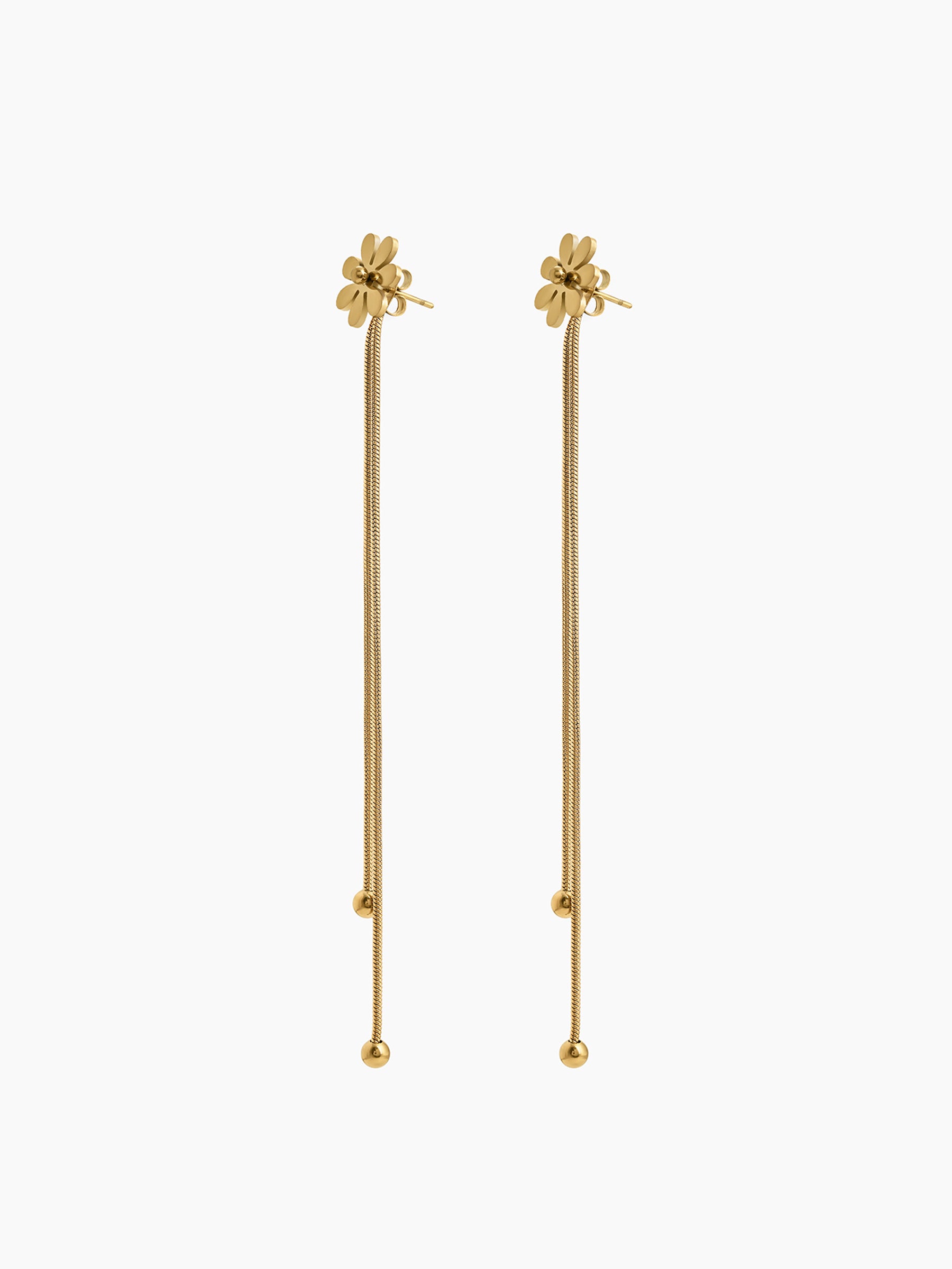 Ravina Blossom Drop Earrings - Swashaa