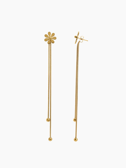 Ravina Blossom Drop Earrings - Swashaa