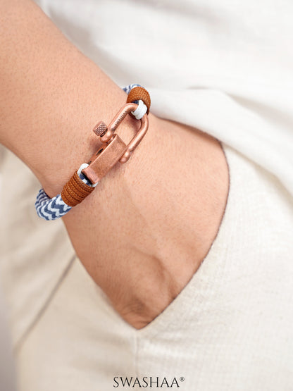 Raxon Dual Cord Men's Rope Bracelet - Swashaa