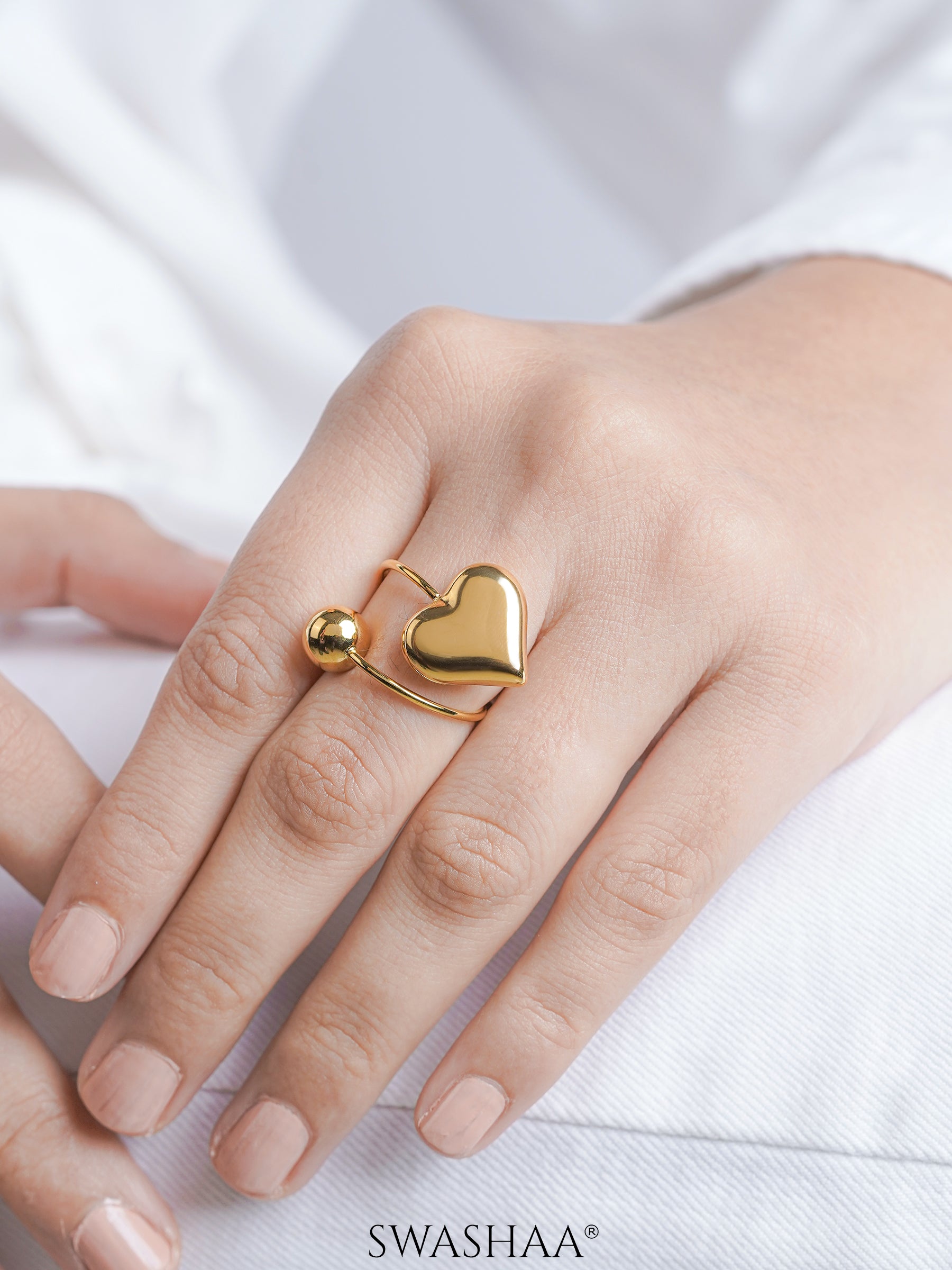 Reemi Glossy Heart Ring