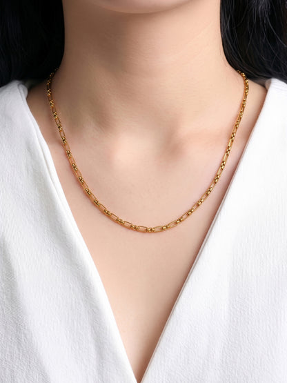 Relora Link Line 18K Gold Plated Women's Chains