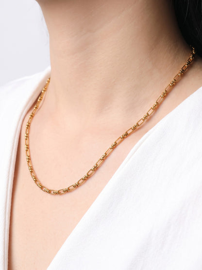 Relora Link Line 18K Gold Plated Women's Chains