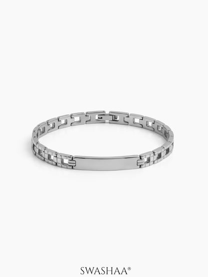 Revikon Silver Watch Belt Men's Loose Bracelets