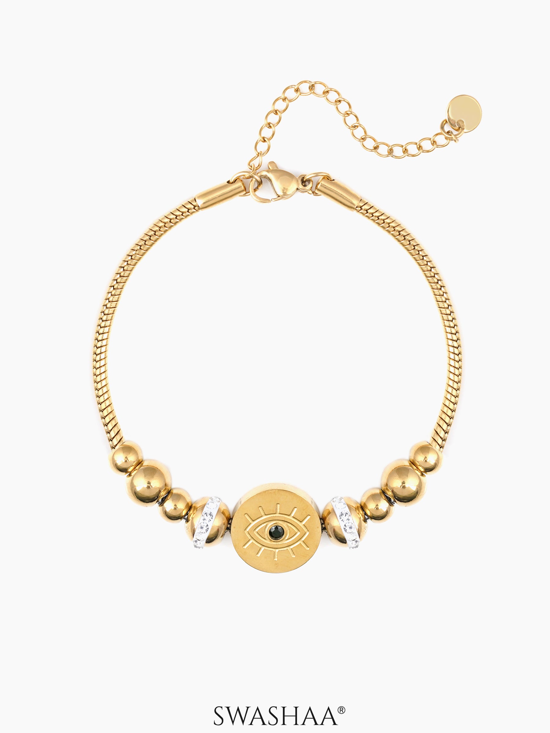 Riaan Evil Eye Round Rope Chain Rakhi