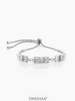 Roba Diamond Charm Silver Loose Bracelet