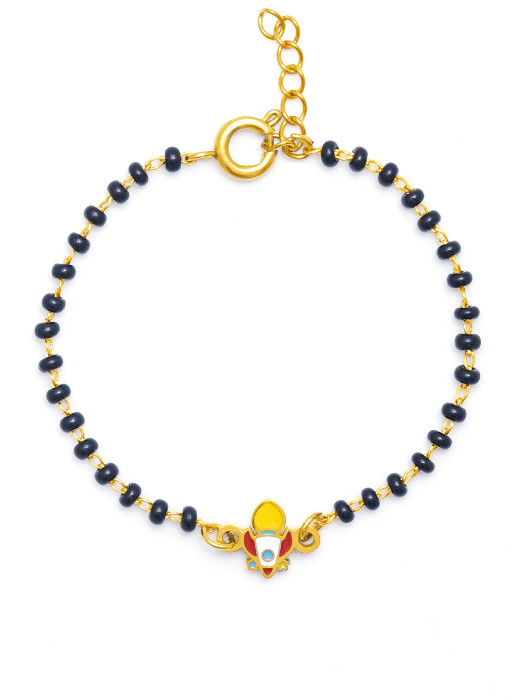 Rocket Dreams Charms 18K Gold Plated Kid's Nazariya Loose Bracelet
