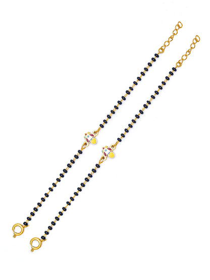 Rocket Dreams Charms 18K Gold Plated Kid's Nazariya Loose Bracelet