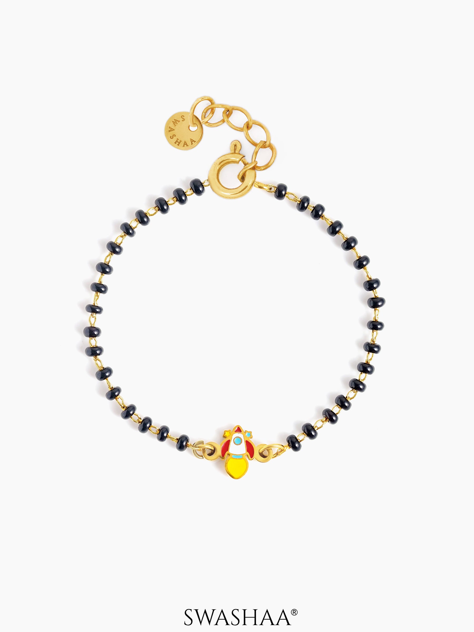 Rocket Dreams 18K Gold Plated Kid's Nazariya Bracelet