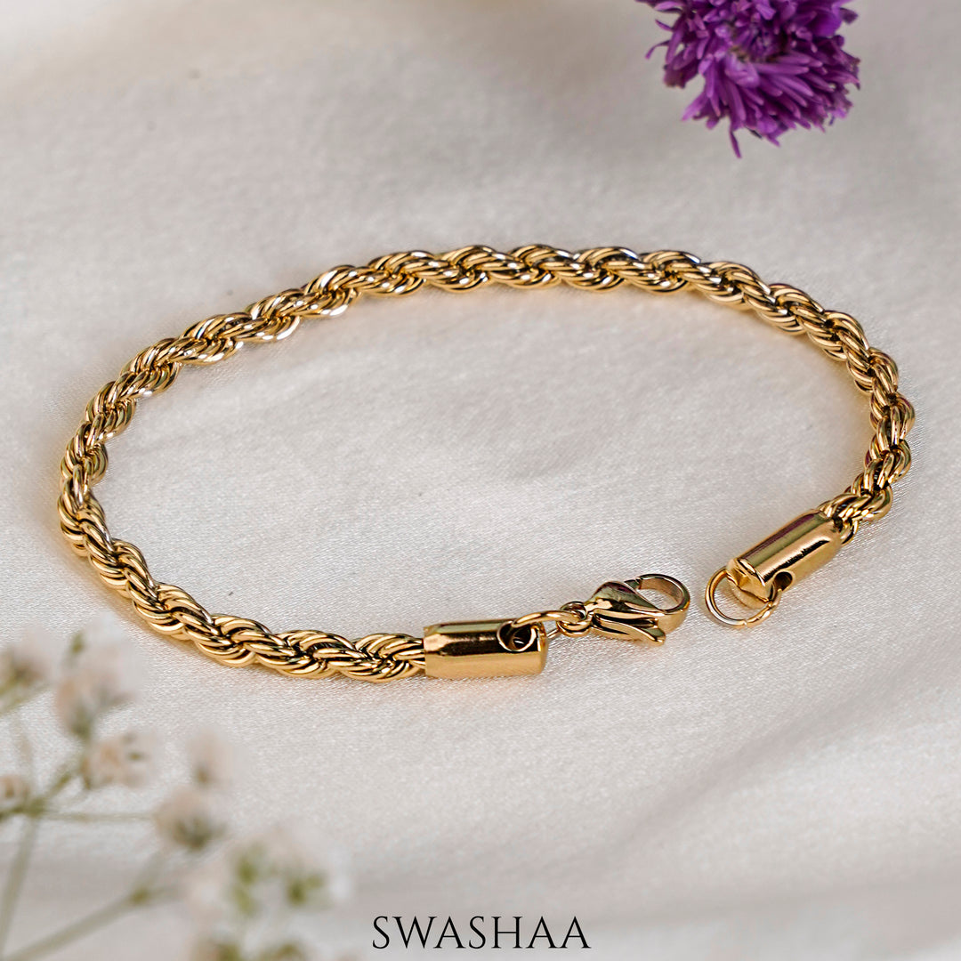 Rogan 18K Gold Plated Bracelet