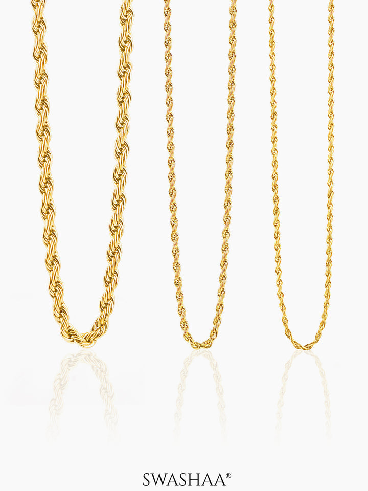 Rogan 18K Gold Plated Men's Chain